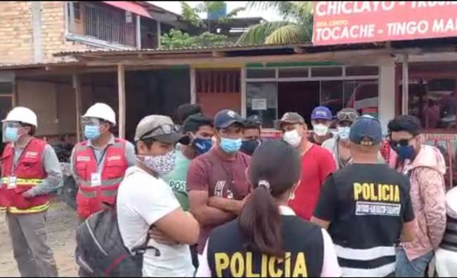  Intervienen a 15 ciudadanos extranjeros en el terminal terrestre de Morales