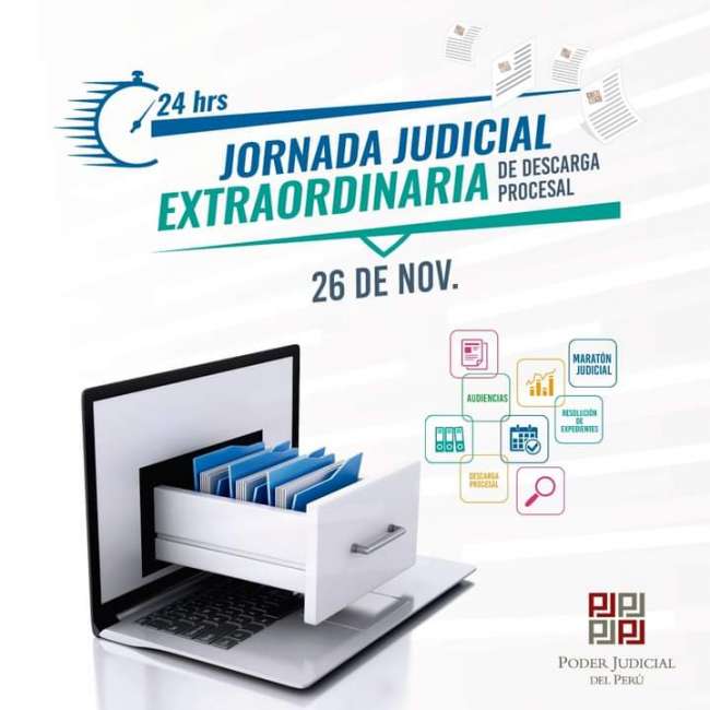  Corte Superior de San Martín se suma a Jornada Judicial Extraordinaria de 16 horas continuas